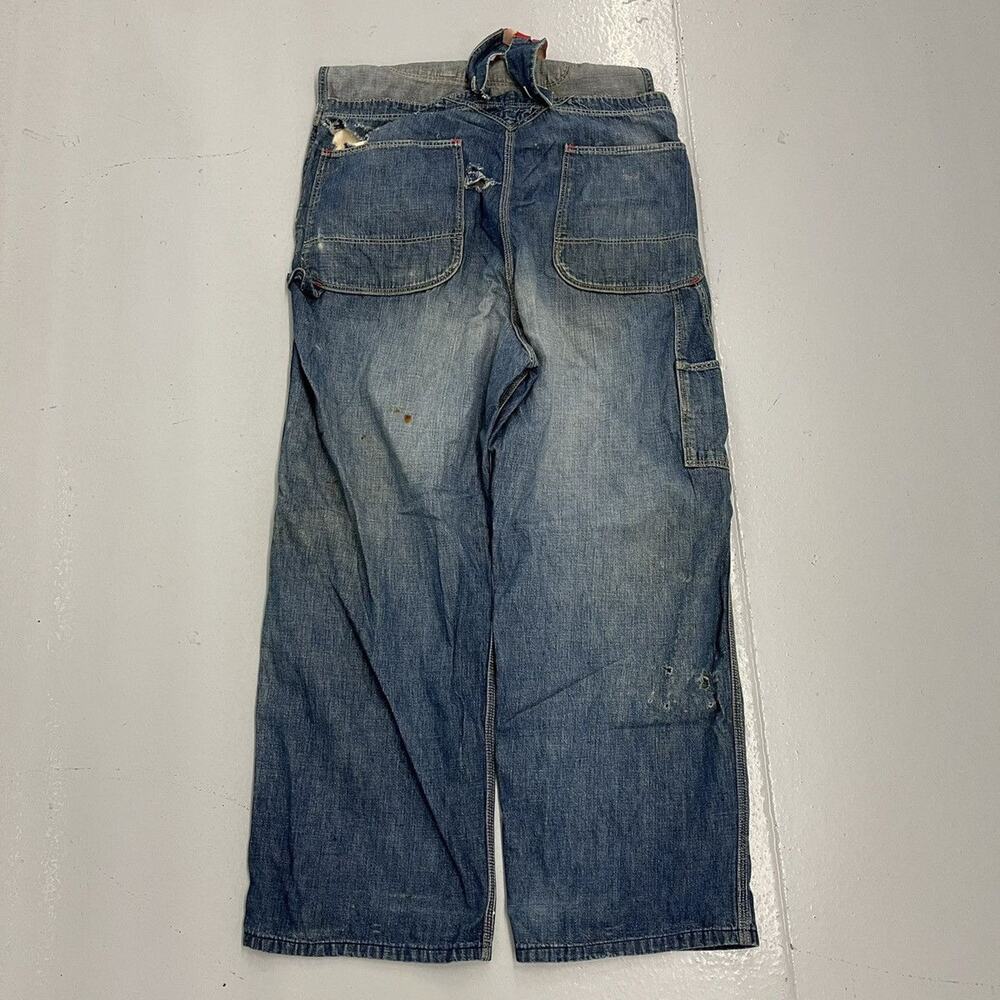 Vintage 50s Blue Bell Blue Sanforized Denim Overalls 36x28 - Picture 5 of 6